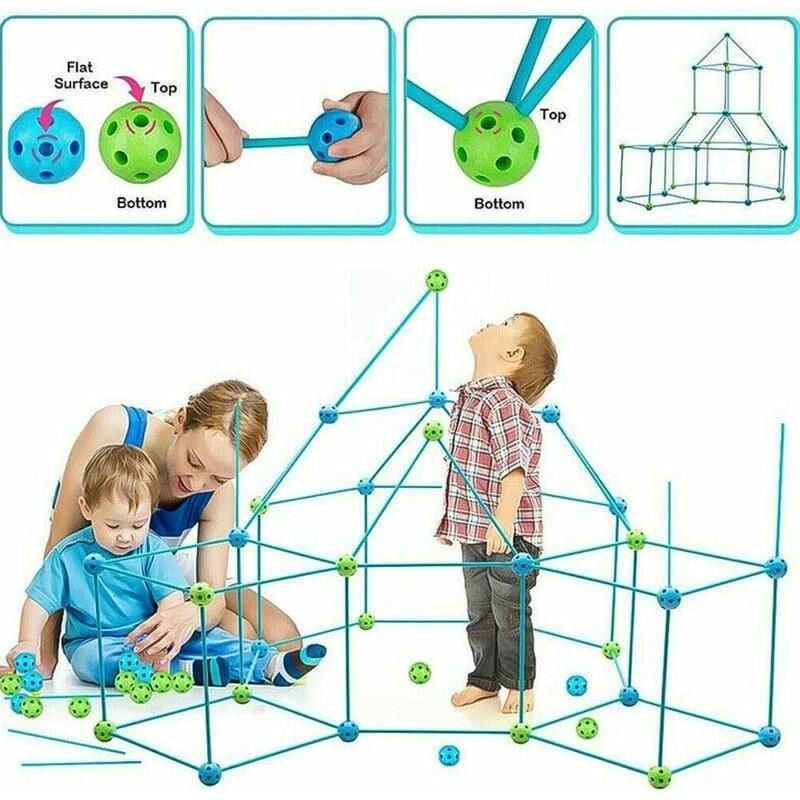 Adventure Builder Kit: 3D Forts, Castles, and Tunnels โ The Ultimate Children's Construction Playset - luvinly