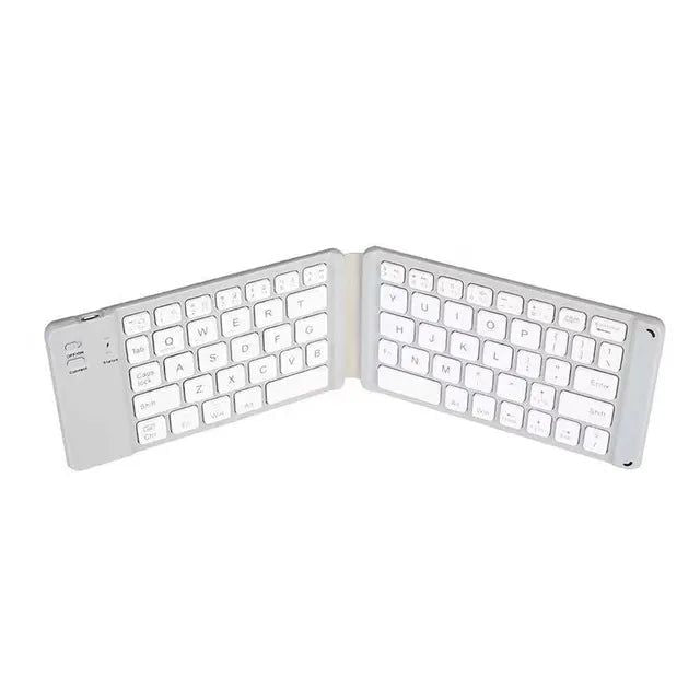 Folding Wireless Bluetooth Keyboard - luvinly