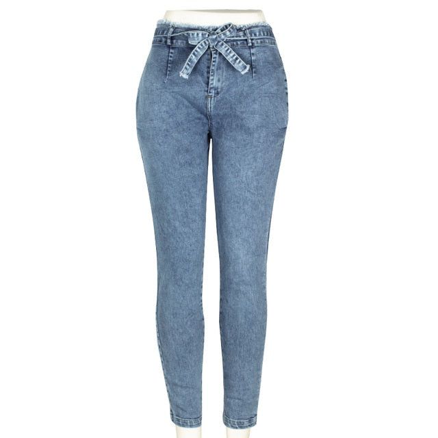 High Waist Jeans - luvinly