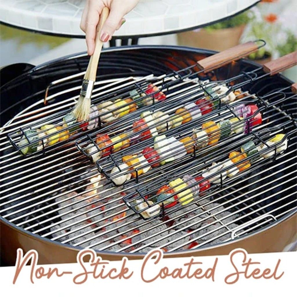 Nonstick Barbecue Grill Basket - luvinly