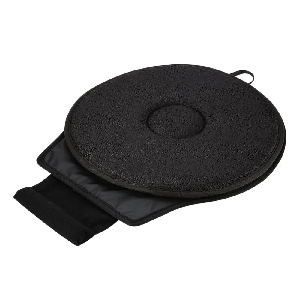 Non-slip Car Seat Revolving Rotating Cushion Swivel Foam Mobility Aid seat cushion in chair Tie