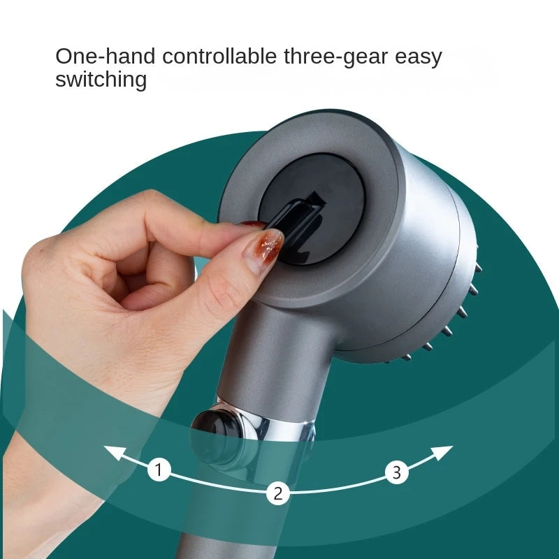 HydroPulse– High-Pressure 3-Mode Shower Head