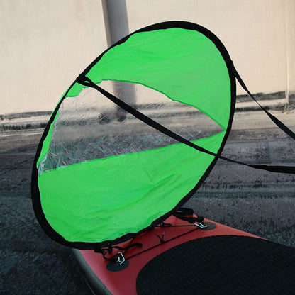 FOLDABLE KAYAK SAIL/ADVENTURE SAIL - HIT THE HIGH SEAS LIKE A PRO! - luvinly