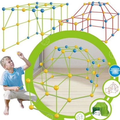 Adventure Builder Kit: 3D Forts, Castles, and Tunnels – The Ultimate Children's Construction Playset - luvinly