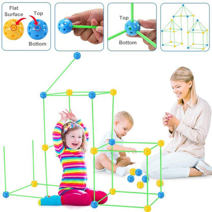 Adventure Builder Kit: 3D Forts, Castles, and Tunnels – The Ultimate Children's Construction Playset - luvinly