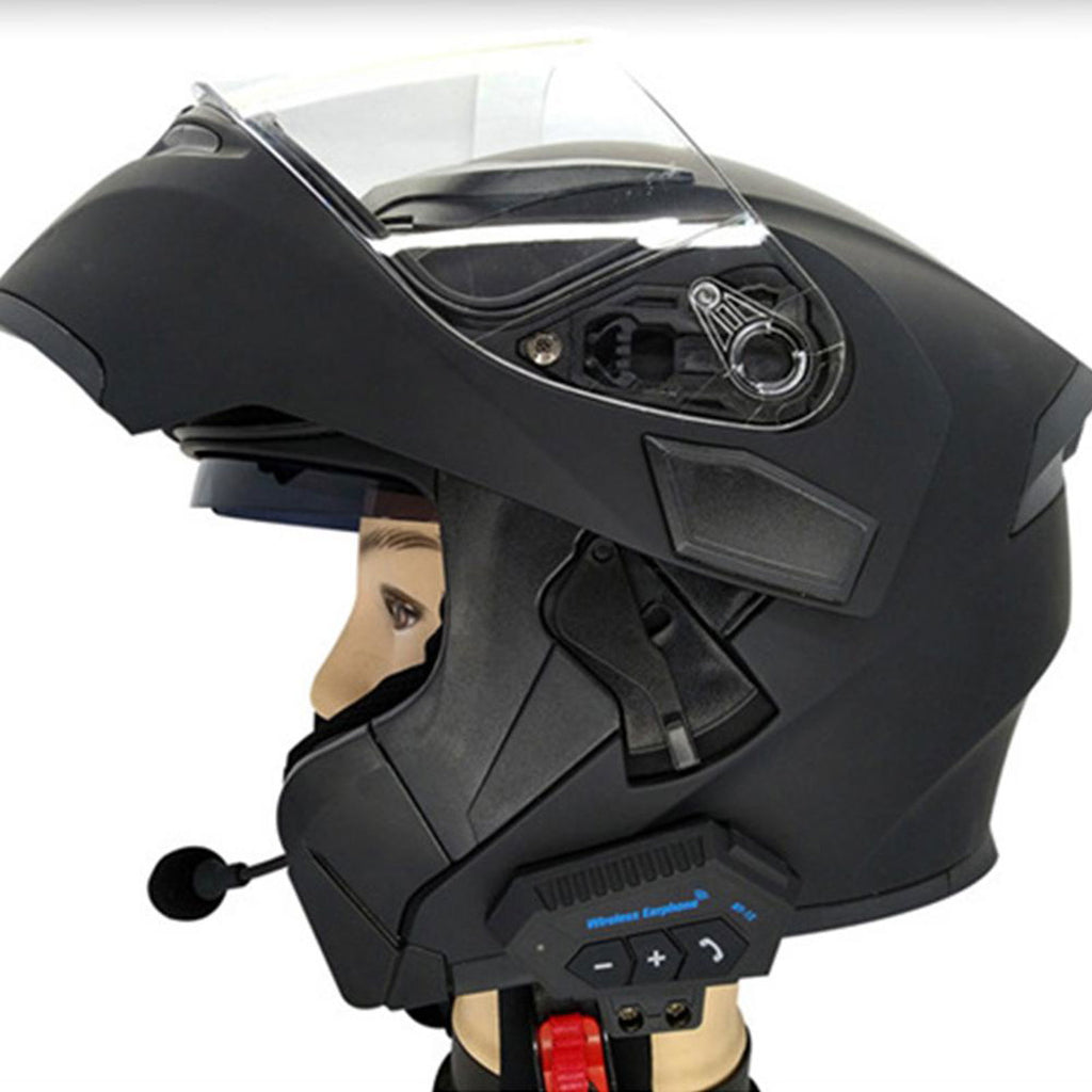 AudiMoto - Helmet Headset Wireless Hands-Free Call Kit - luvinly