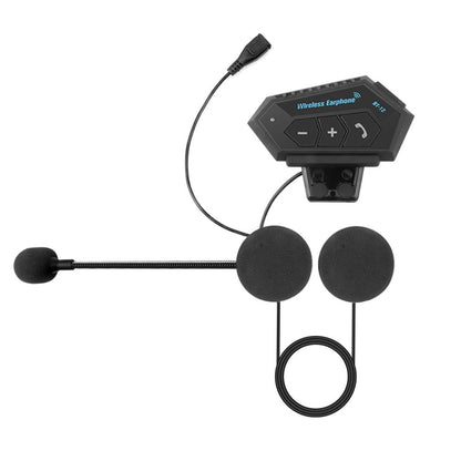 AudiMoto - Helmet Headset Wireless Hands-Free Call Kit - luvinly