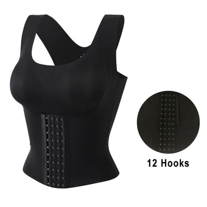 CinchTop - 4-In-1 Waist Buttoned Bra Shapewear - luvinly