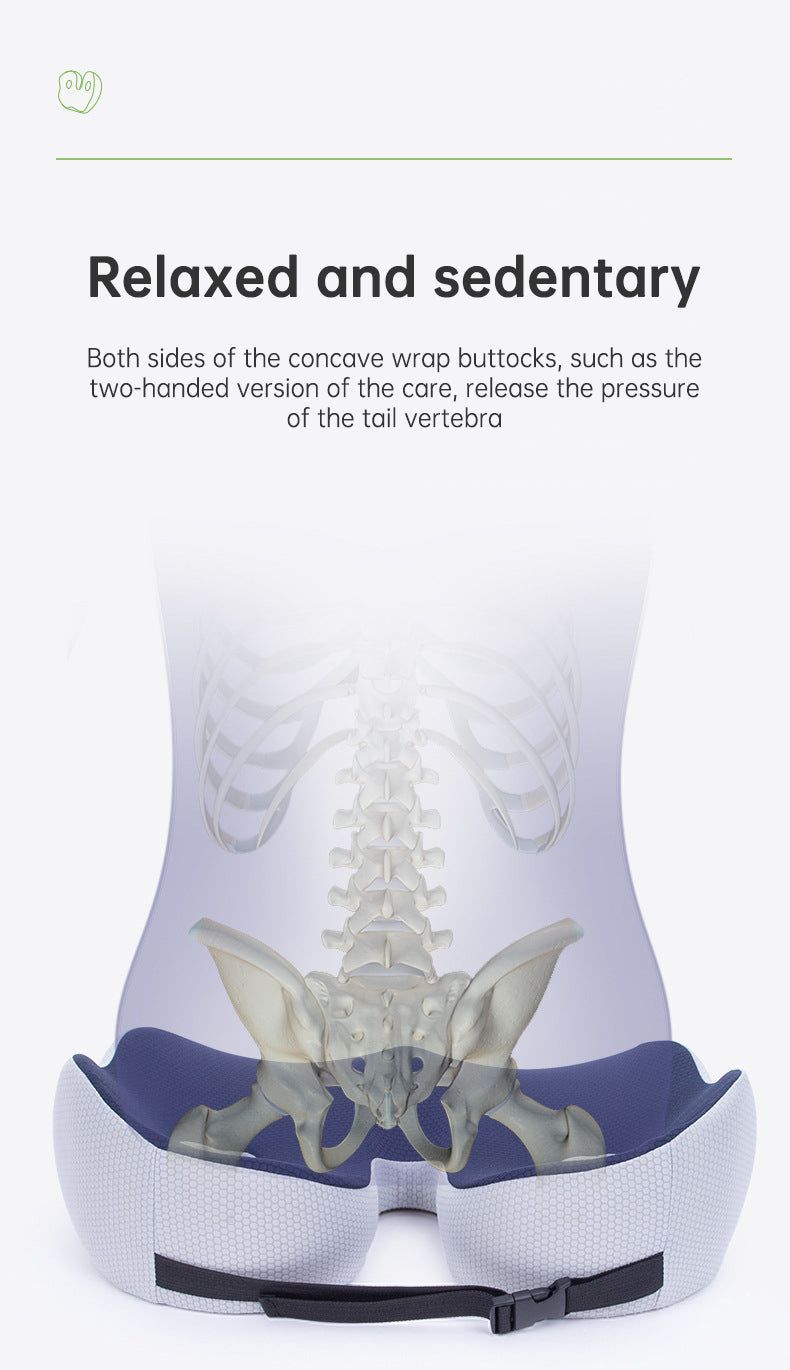 ComfortFlex™️- OrthoSoothe Memory Foam Seat Cushion - luvinly