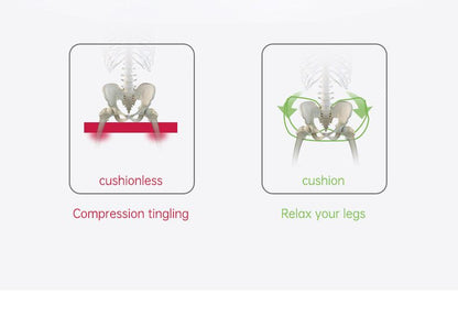 ComfortFlex™️- OrthoSoothe Memory Foam Seat Cushion - luvinly