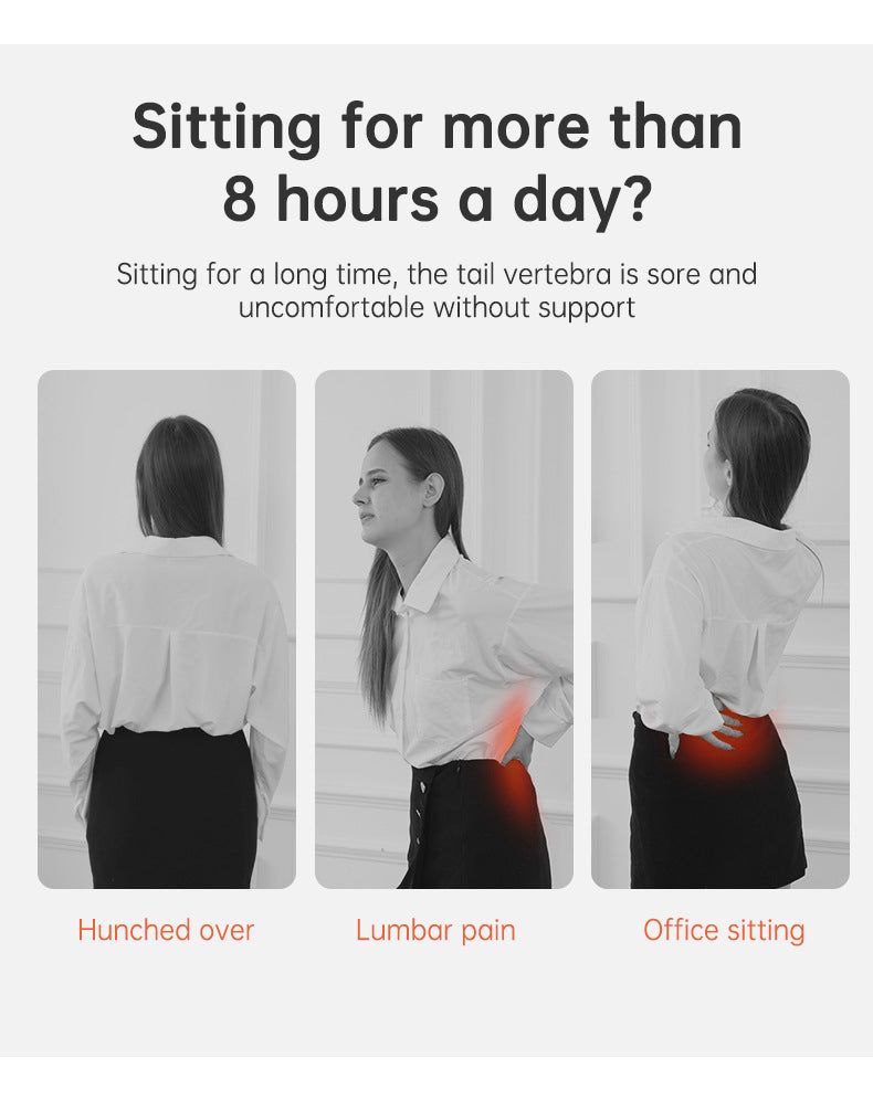 ComfortFlex™️- OrthoSoothe Memory Foam Seat Cushion - luvinly