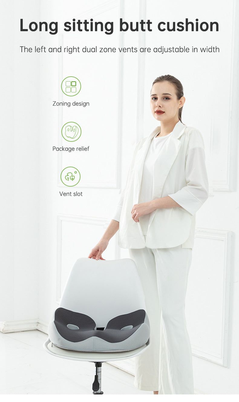 ComfortFlex™️- OrthoSoothe Memory Foam Seat Cushion - luvinly