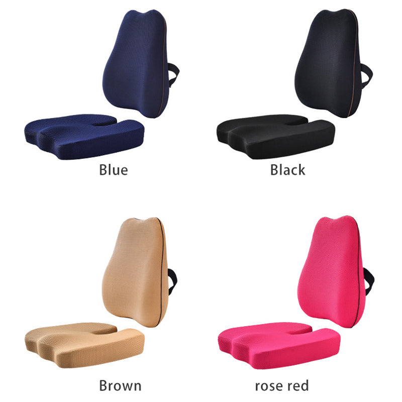 ComfyFlow™ 2.0 – Full Seat & Back Support Cushion Set