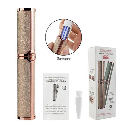 EpiTrim - Portable 2 In 1 Rechargable Epilator Eyebrow Trimmer - luvinly