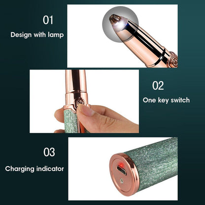 EpiTrim - Portable 2 In 1 Rechargable Epilator Eyebrow Trimmer - luvinly