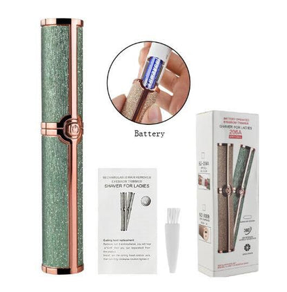 EpiTrim - Portable 2 In 1 Rechargable Epilator Eyebrow Trimmer - luvinly