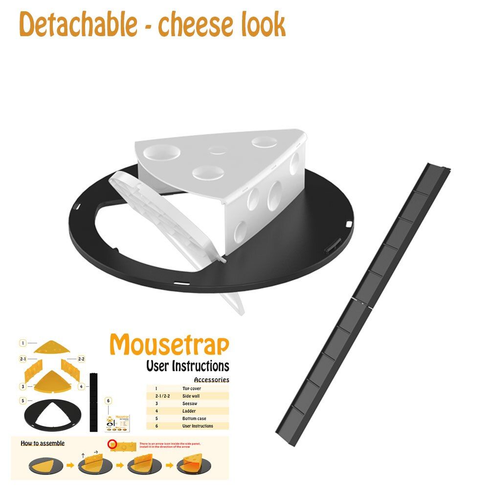 FLIP-N-SLIDE BUCKET LID MOUSE TRAP - luvinly