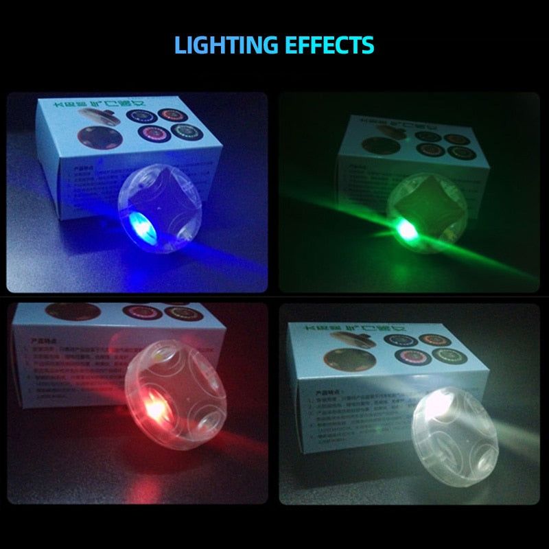 FlashWheel - Rgb Glowing Motion Activated Solar Tire Valve - luvinly