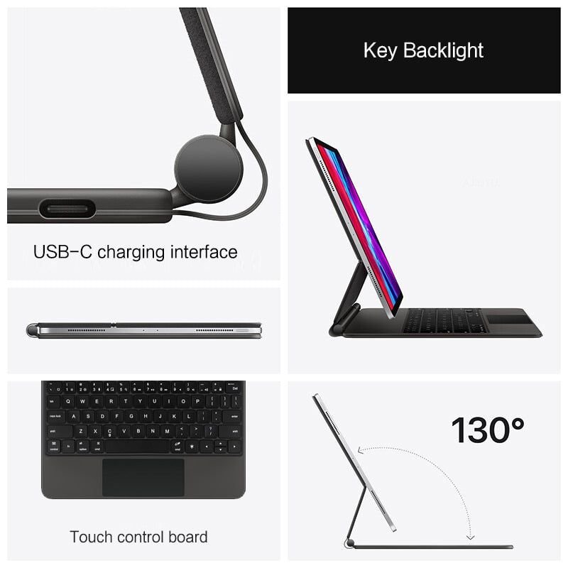 FlowCase - Wireless Bluetooth Keyboard Case For IPad - luvinly