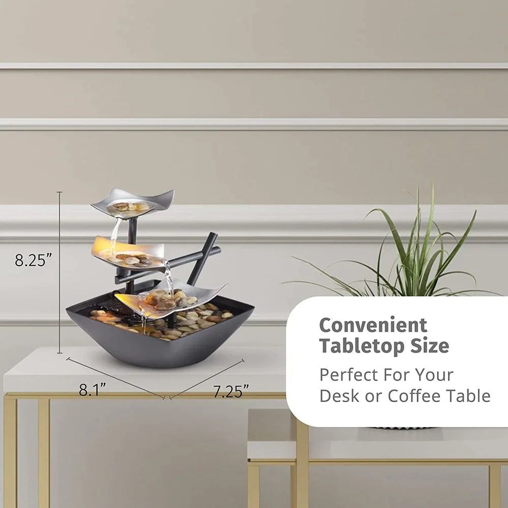 Flowing Water Desktop Fountain - luvinly