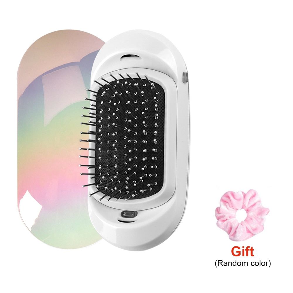 FrizzStop - Portable Electric Ionic Hairbrush - luvinly