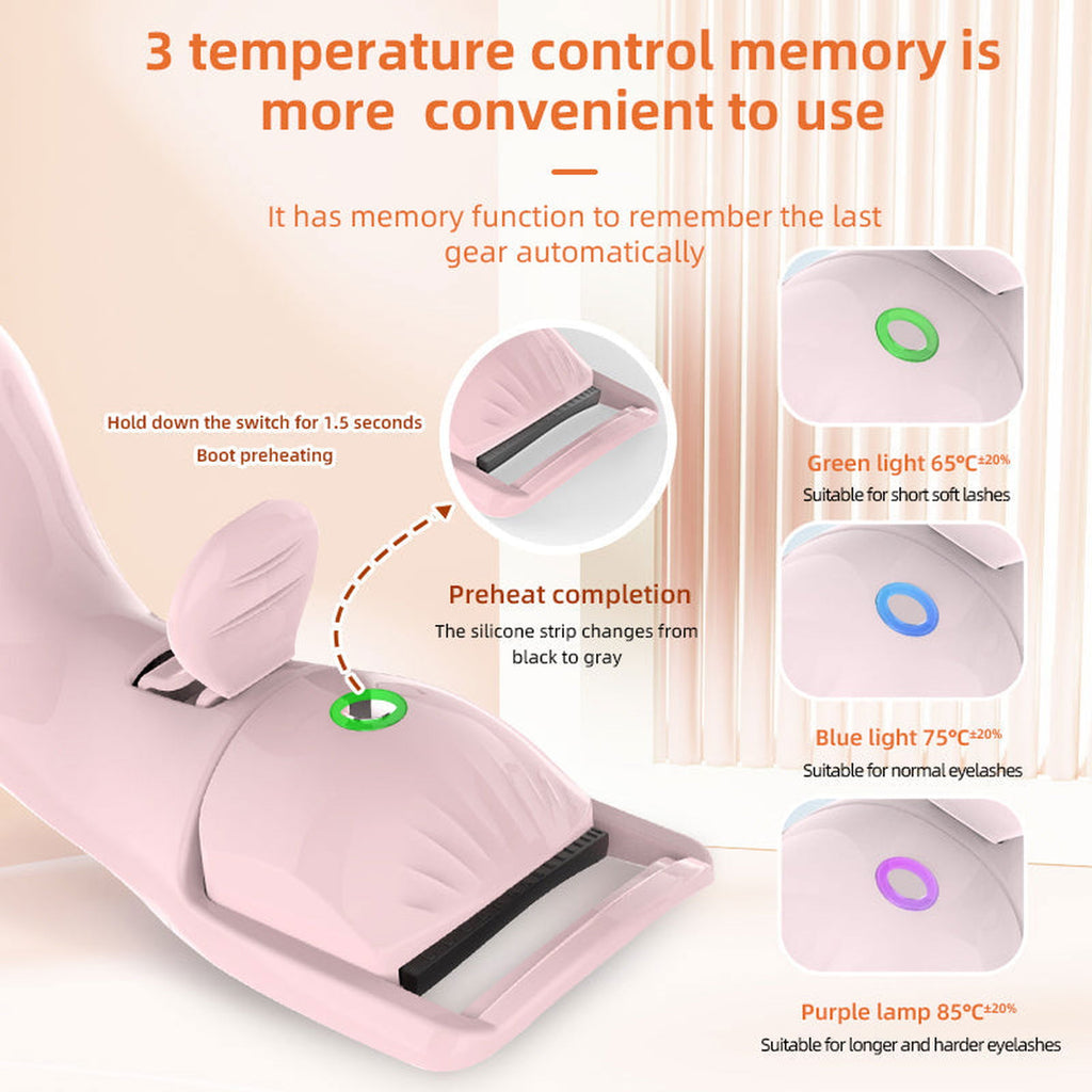 GlowCurl Pro- Rechargeable Eyelash Curler - luvinly