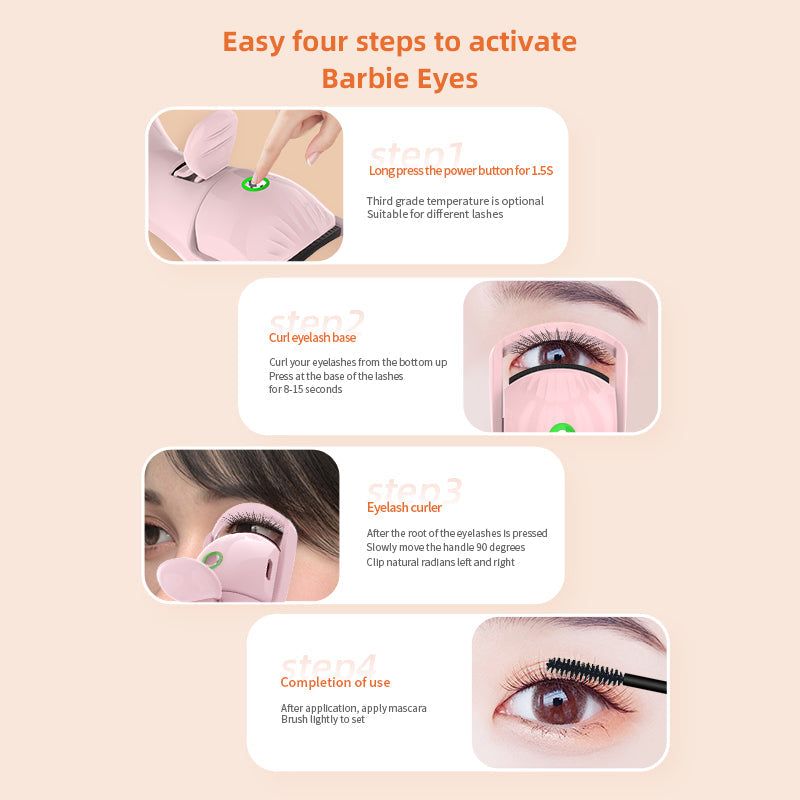 GlowCurl Pro- Rechargeable Eyelash Curler - luvinly