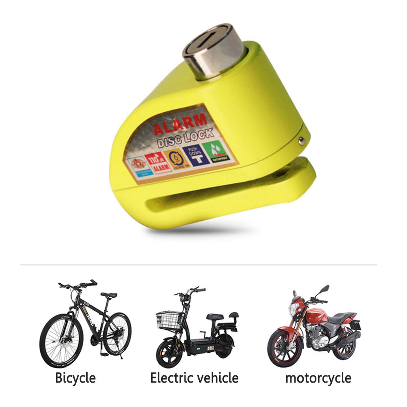 GuardianShield™ Controllable Alarm Disc Brake Lock - luvinly