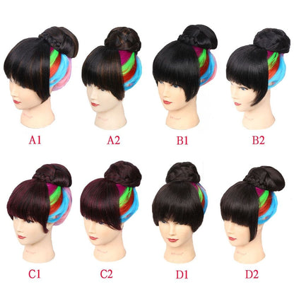 HairComplete - Ponytail Bun & Bang Set - luvinly