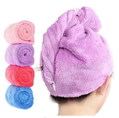 HairZorb - Super Absorbent & Quick Dry Microfiber Hair Towel Wrap - luvinly
