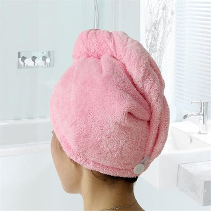 HairZorb - Super Absorbent & Quick Dry Microfiber Hair Towel Wrap - luvinly