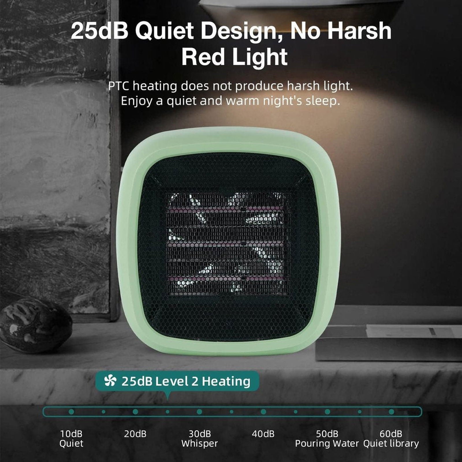 HeatPod - Portable Desktop Personal Electric Heater - luvinly
