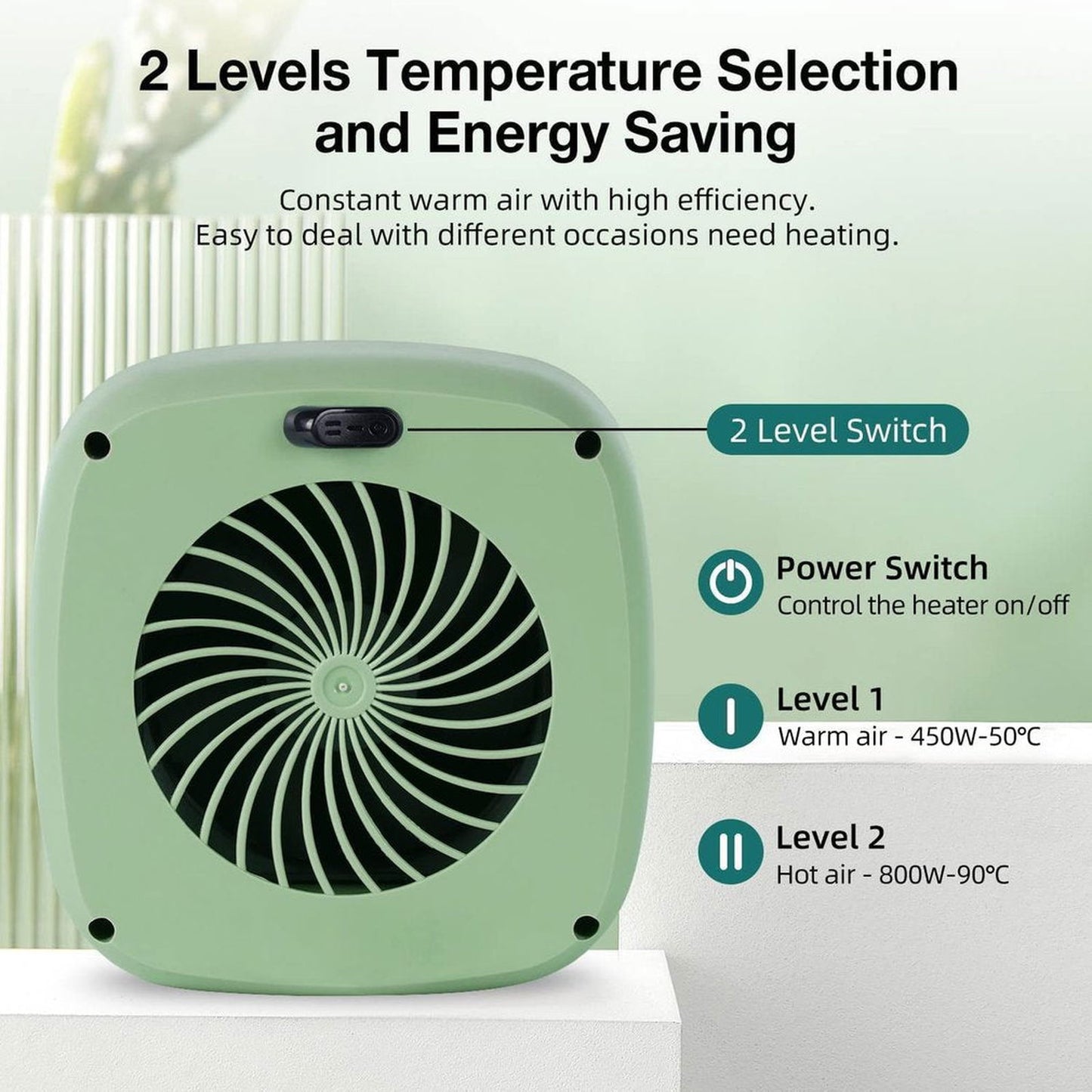 HeatPod - Portable Desktop Personal Electric Heater - luvinly
