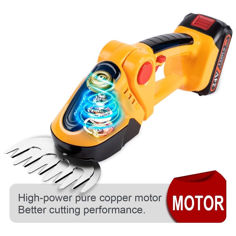 HedgeGenie™️- 2 In 1 Cordless Electric Hedge Garden Trimmer - luvinly