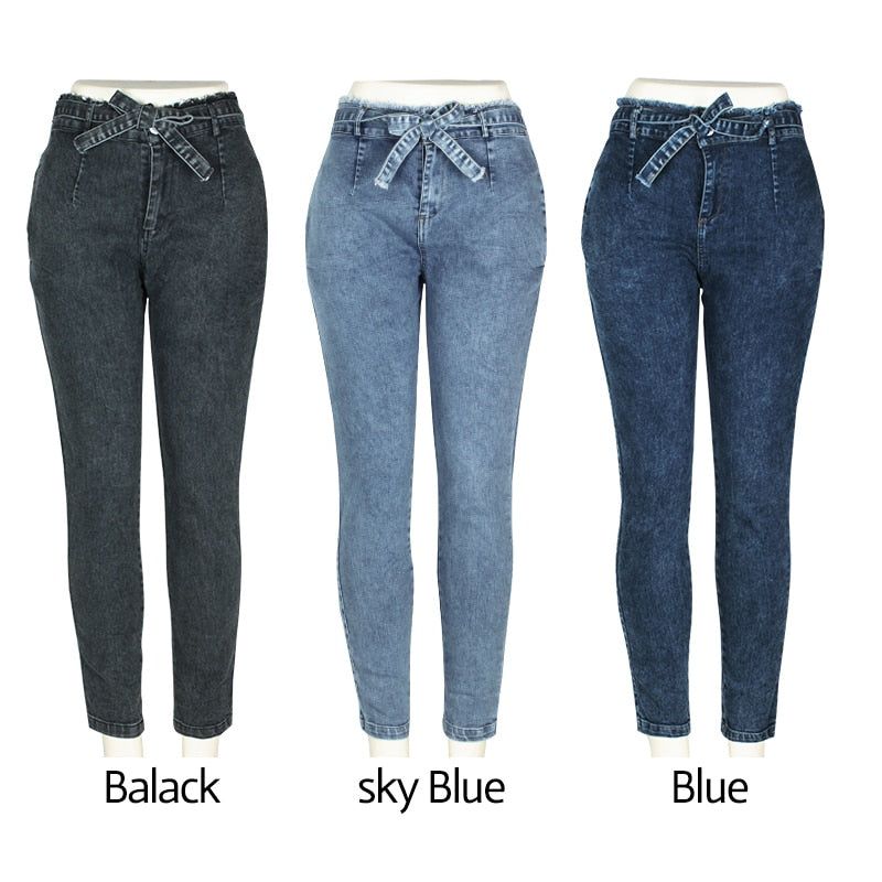 High Waist Jeans - luvinly