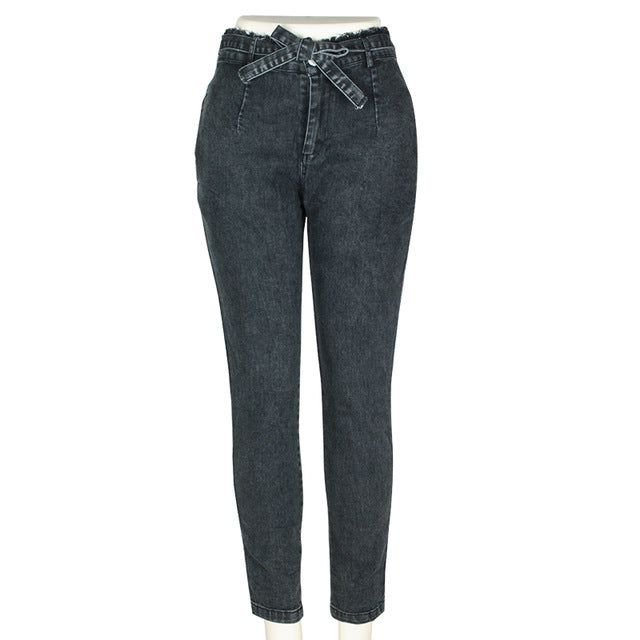 High Waist Jeans - luvinly
