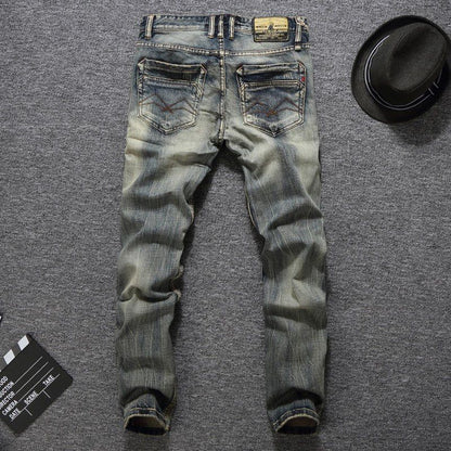 Italian Vintage Designer Men Jeans - luvinly