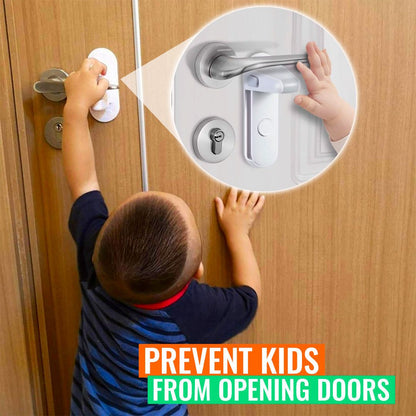 KnobLock - Child Proof Door Lever Lock - luvinly