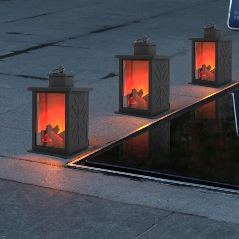 LED Flame Lantern Lamp - luvinly