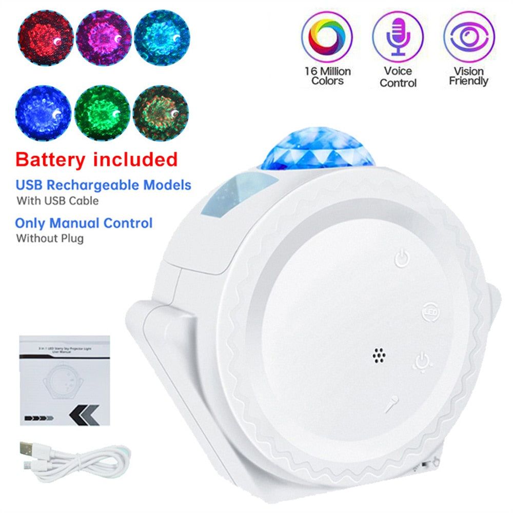 Led Aurora Borealis Night Lights - luvinly