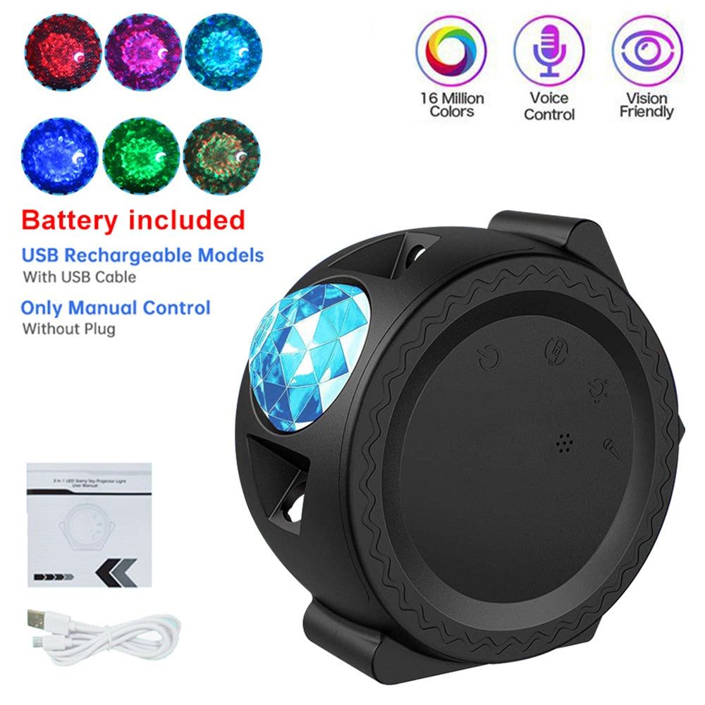 Led Aurora Borealis Night Lights - luvinly