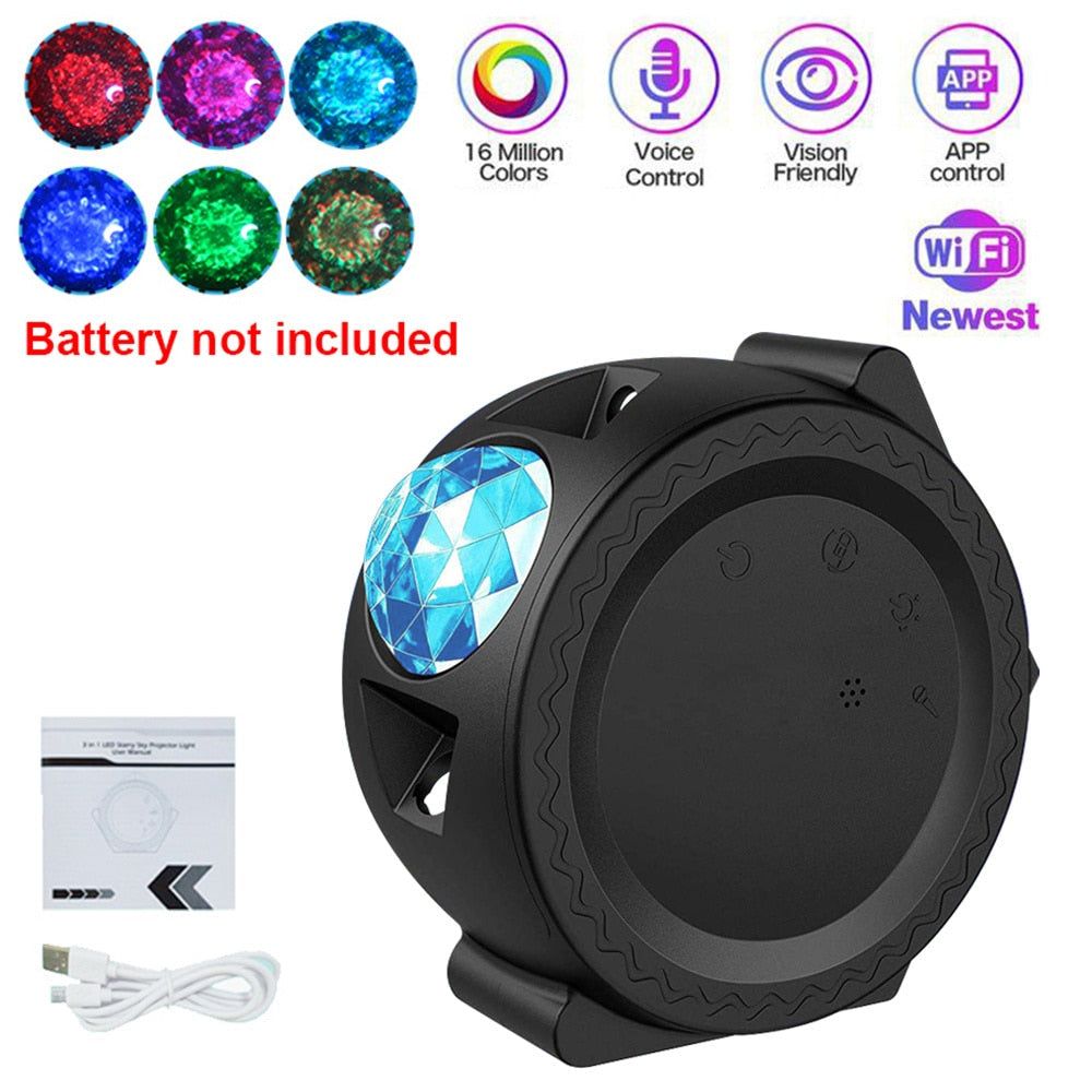 Led Aurora Borealis Night Lights - luvinly