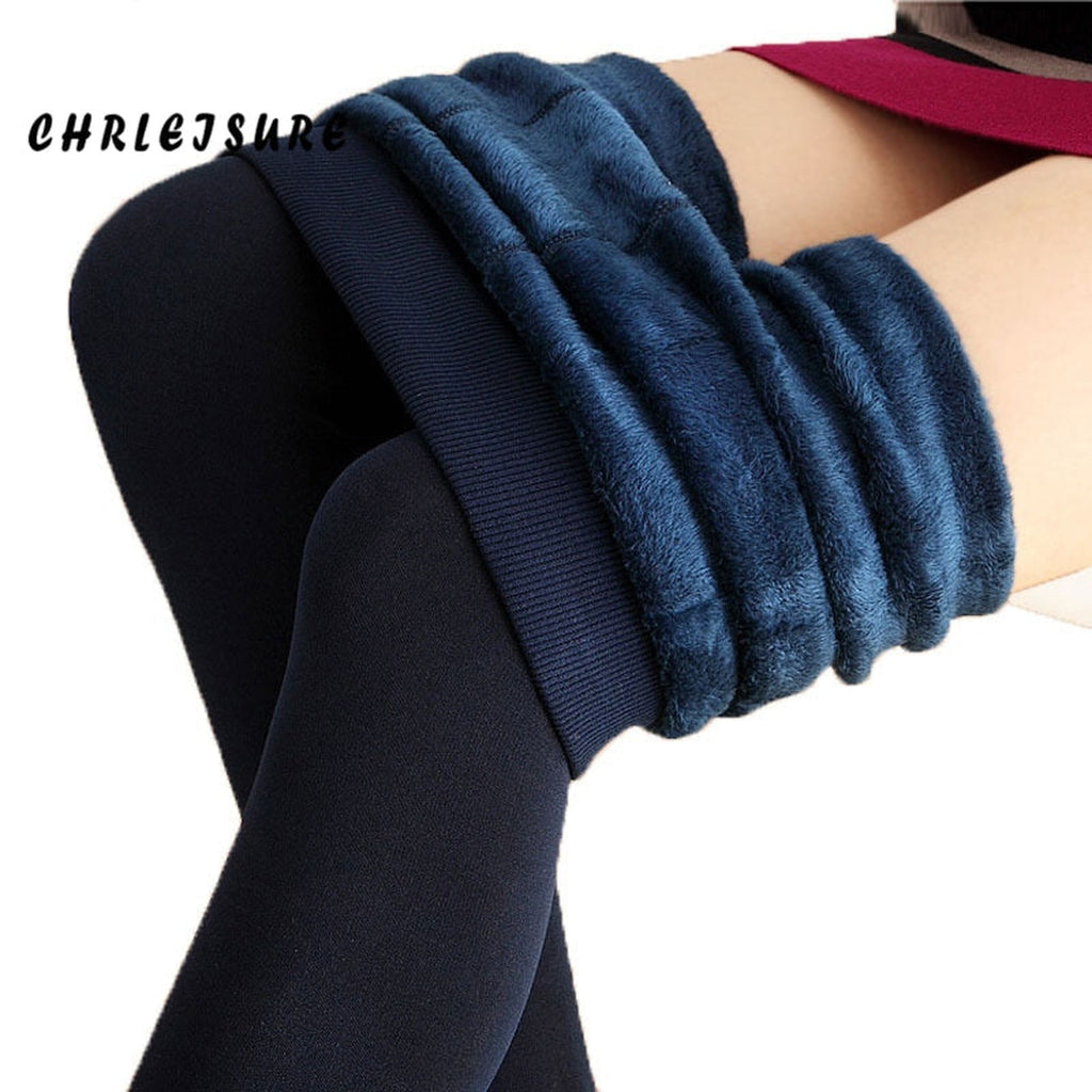 LeggieWarmers - Women's Winter Warm Fleece Lined Leggings - luvinly