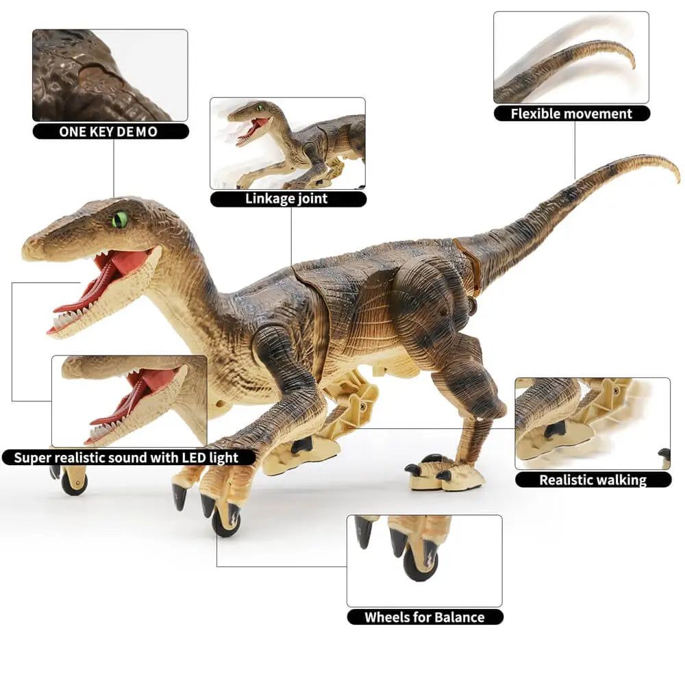 Life Like RC Dinosaur Toy - luvinly