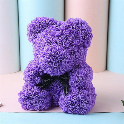 Love Forever Rose Teddy Bear - luvinly