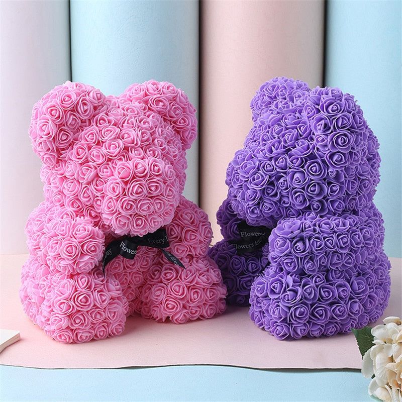 Love Forever Rose Teddy Bear - luvinly