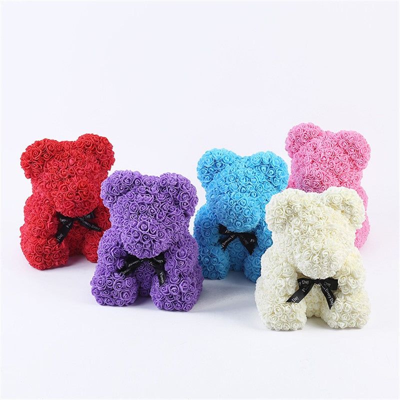 Love Forever Rose Teddy Bear - luvinly
