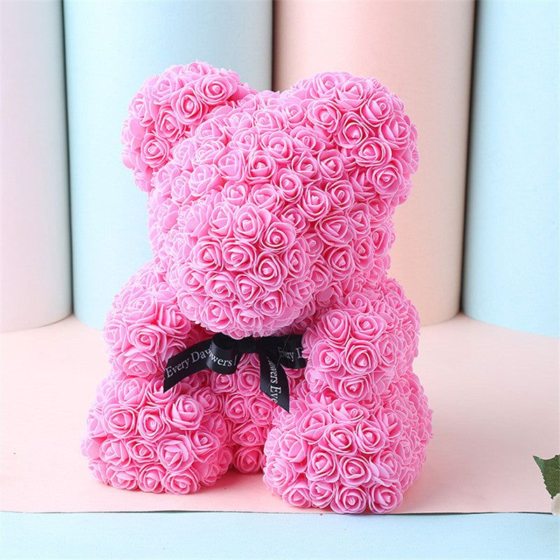 Love Forever Rose Teddy Bear - luvinly
