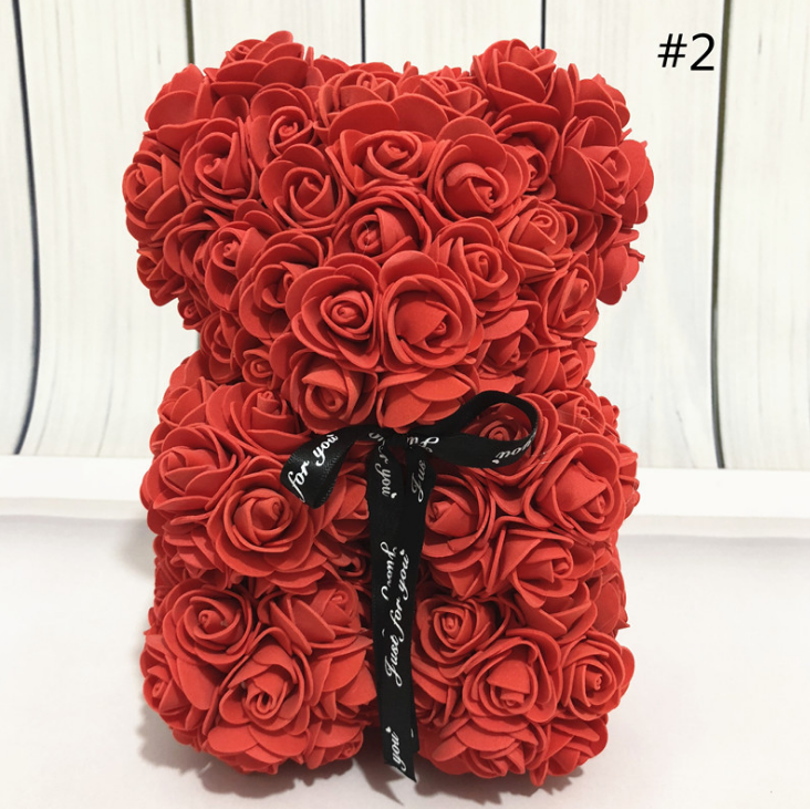 Love Forever Rose Teddy Bear - luvinly