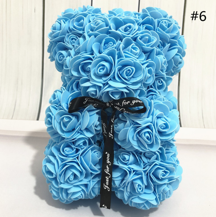 Love Forever Rose Teddy Bear - luvinly